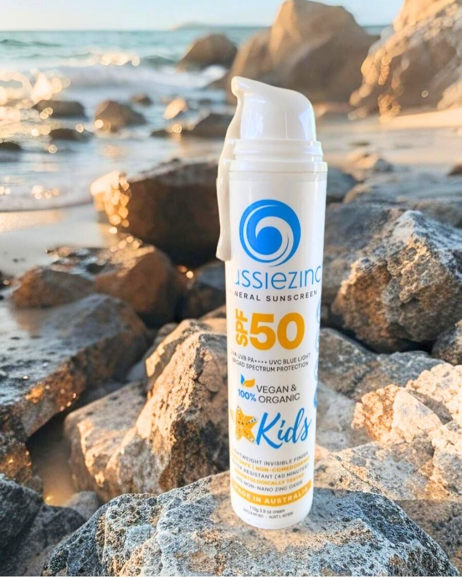Kids SPF50+ Organic Mineral Zinc Sunscreen
