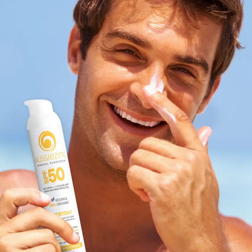 Everyday SPF50+ Organic Mineral Zinc Sunscreen - AussieZinc Mineral Sunscreen