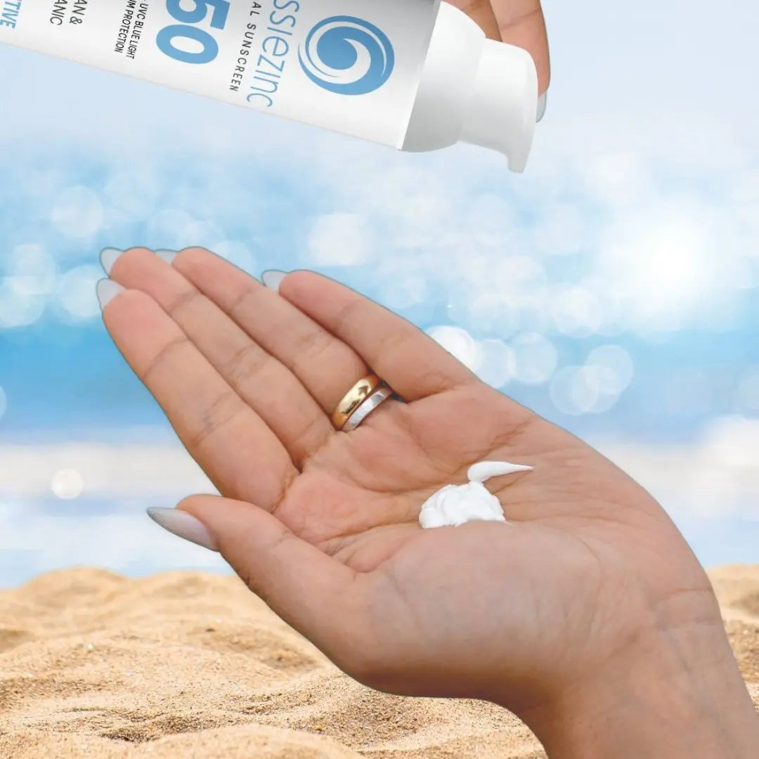 Extra Sensitive SPF50+ Organic Mineral Zinc Sunscreen - Fragrance Free - AussieZinc Mineral Sunscreen