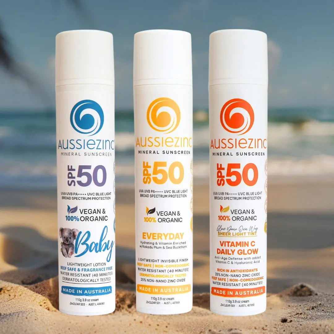 Hey Baby Let's Glow (Light Tint) Trio Bundle AussieZinc