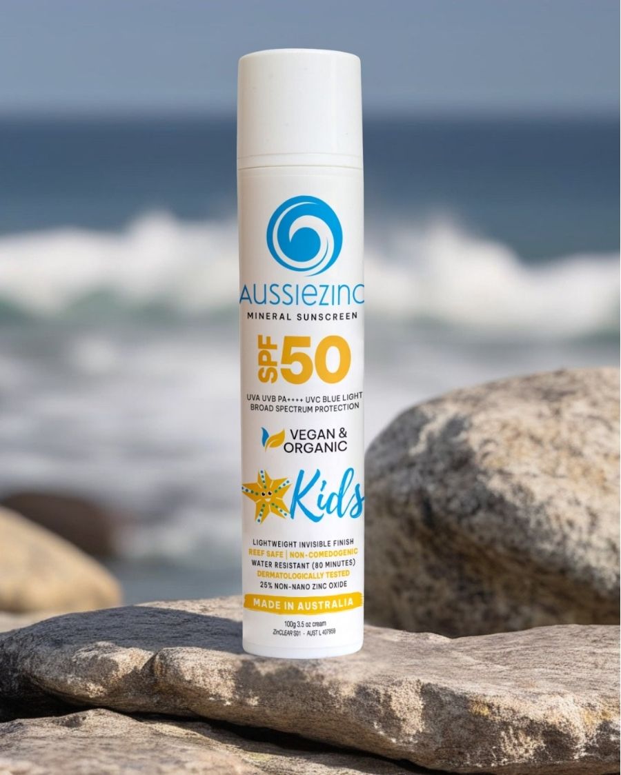 Kids SPF50+ Organic Mineral Zinc Sunscreen