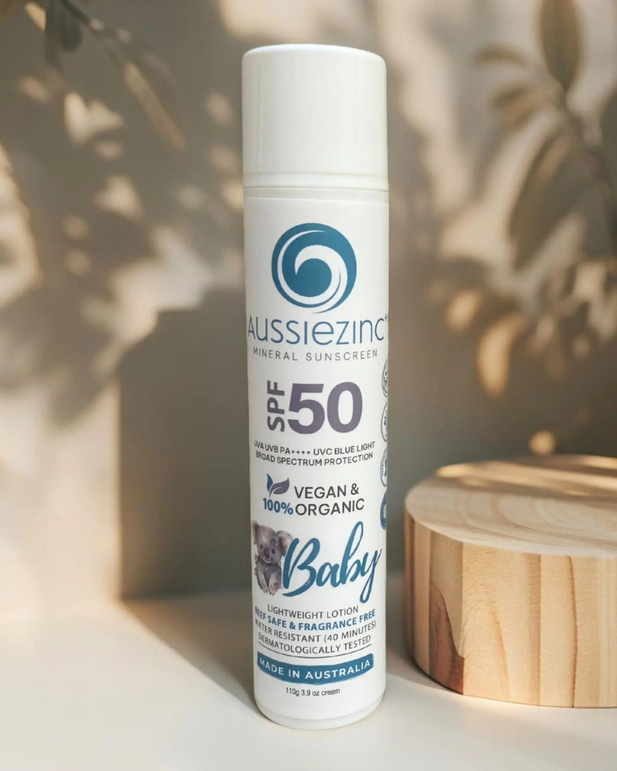 AussieZinc Mineral Sunscreen - 100% Natural, Organic & Vegan